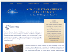 Tablet Screenshot of newchristianchurch.com